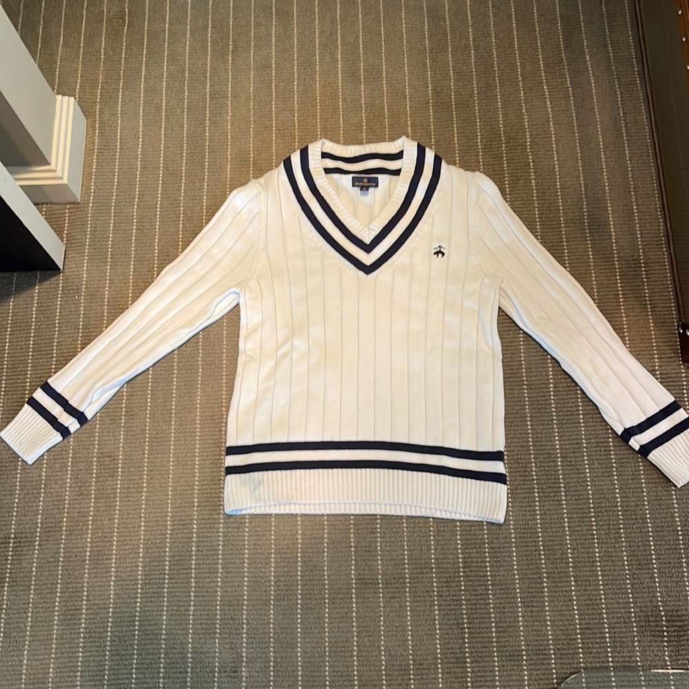 Brooks brothers tennis sweater